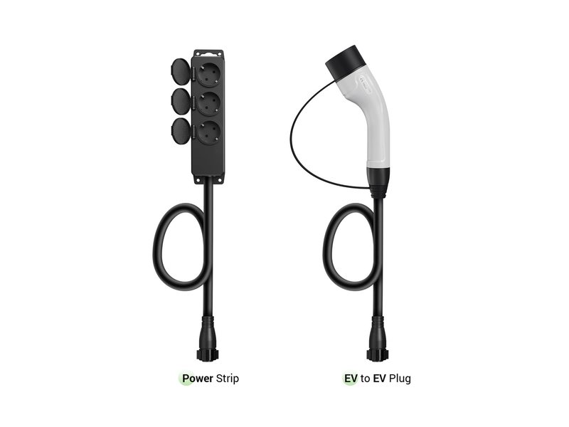 Rheidon PowerShare V2L-Set mit Steckdosenleiste und Ladestecker