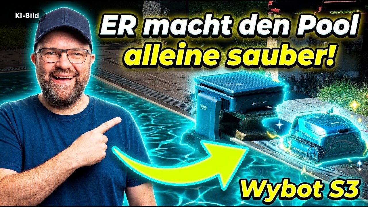 Video: WYBOT S3 im Test: Der Pool-Roboter, der sich selbst entleert