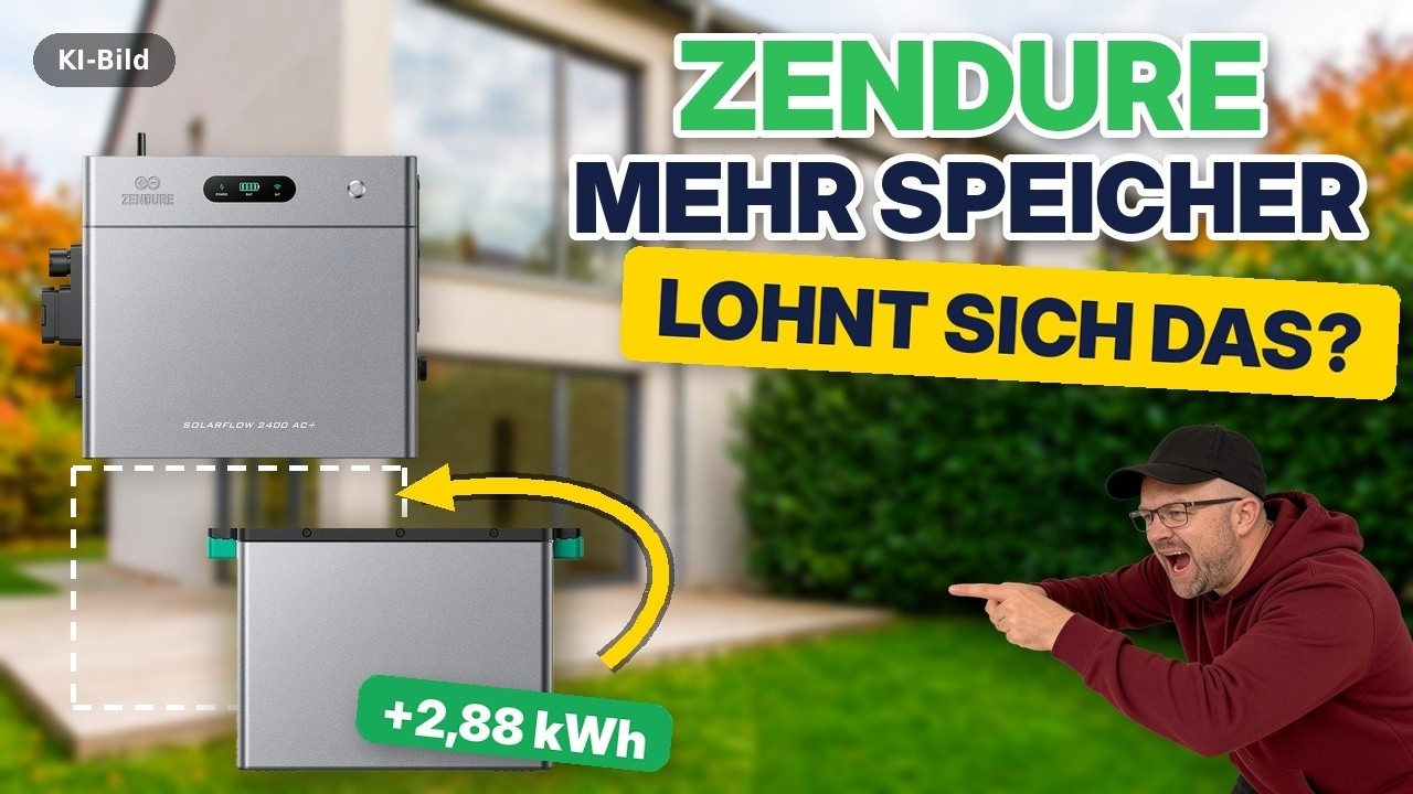 Video: Mehr Speicher für meinen Bruder – hat sich der AB3000L gelohnt? | Zendure SolarFlow 2400 AC+