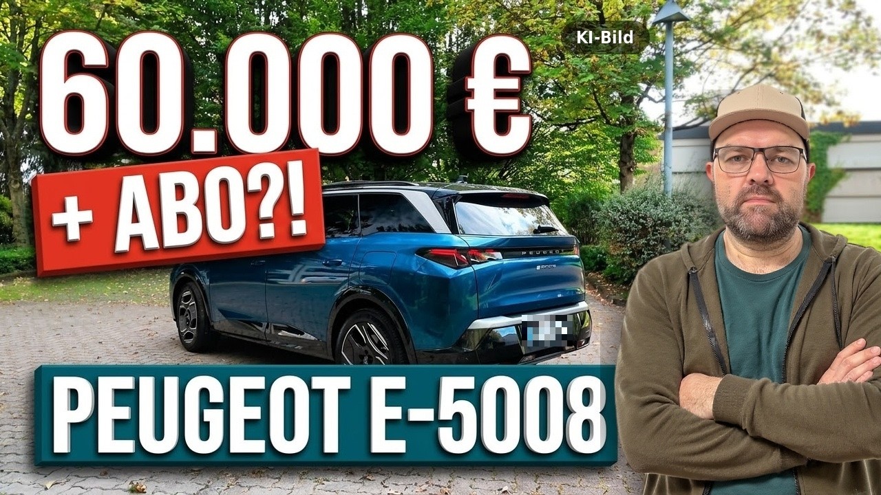 Video: Peugeot E-5008 im Test: 60.000 € – und trotzdem ein Abo?